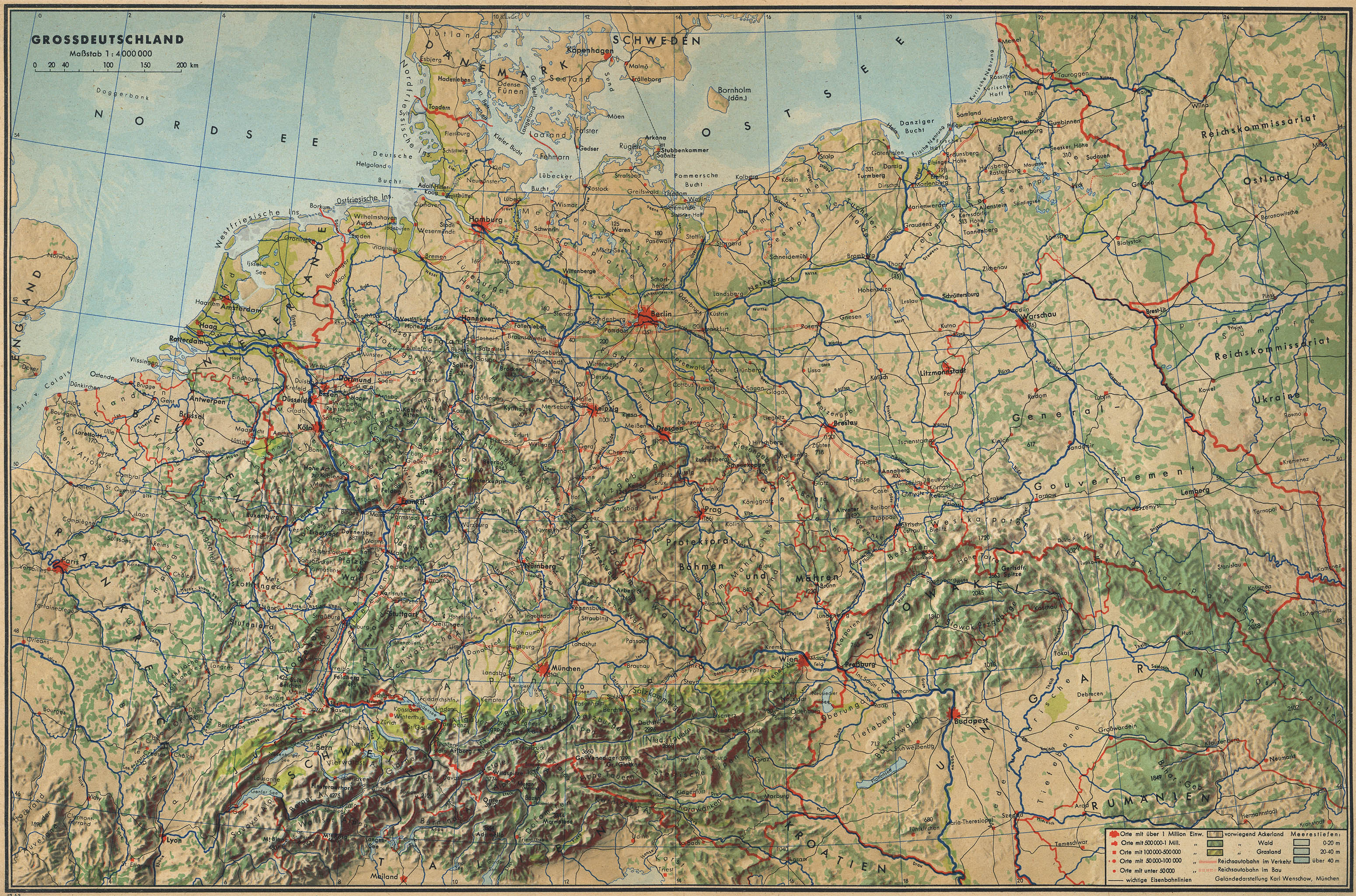 Grossdeutschland Map