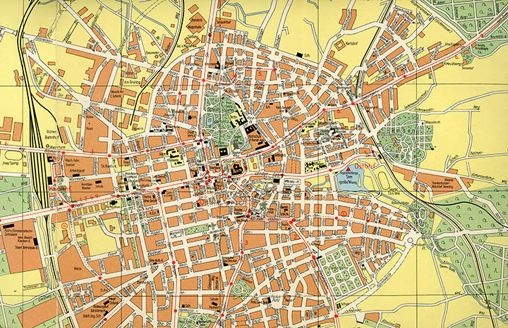 Darmstadt town plan, click for larger image