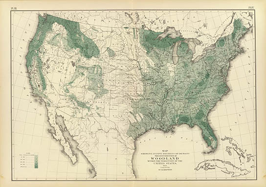 Woodland distribution, click for larger image