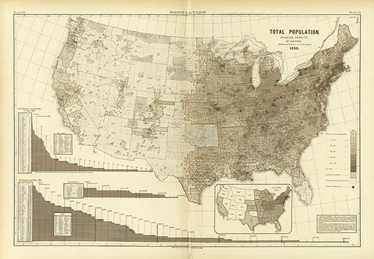 Population distribution, 1880, click for larger image