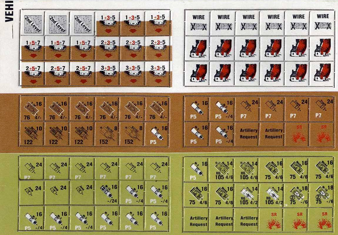 Avalon Hill’s France 1940 Die-Cut Replacement Counters by John Cooper 