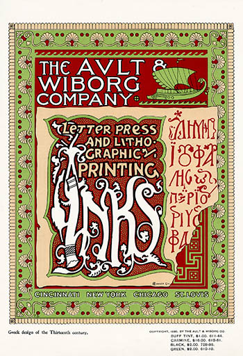 Ault & Wiborg poster, click for larger image