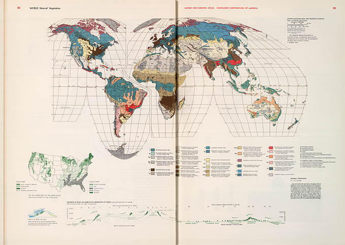 World Geo-graphical Atlas, vegetation, click for larger image