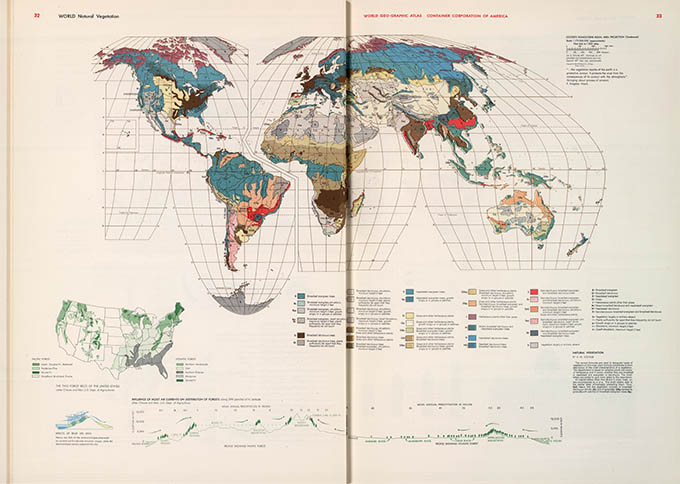 World Geo-graphical Atlas, vegetation, click for larger image