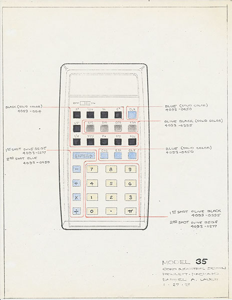 HP-35 molding specs, click for larger image