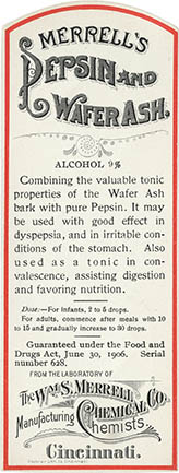 Merrell Label, click for larger image