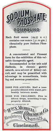 Merrell Label, click for larger image