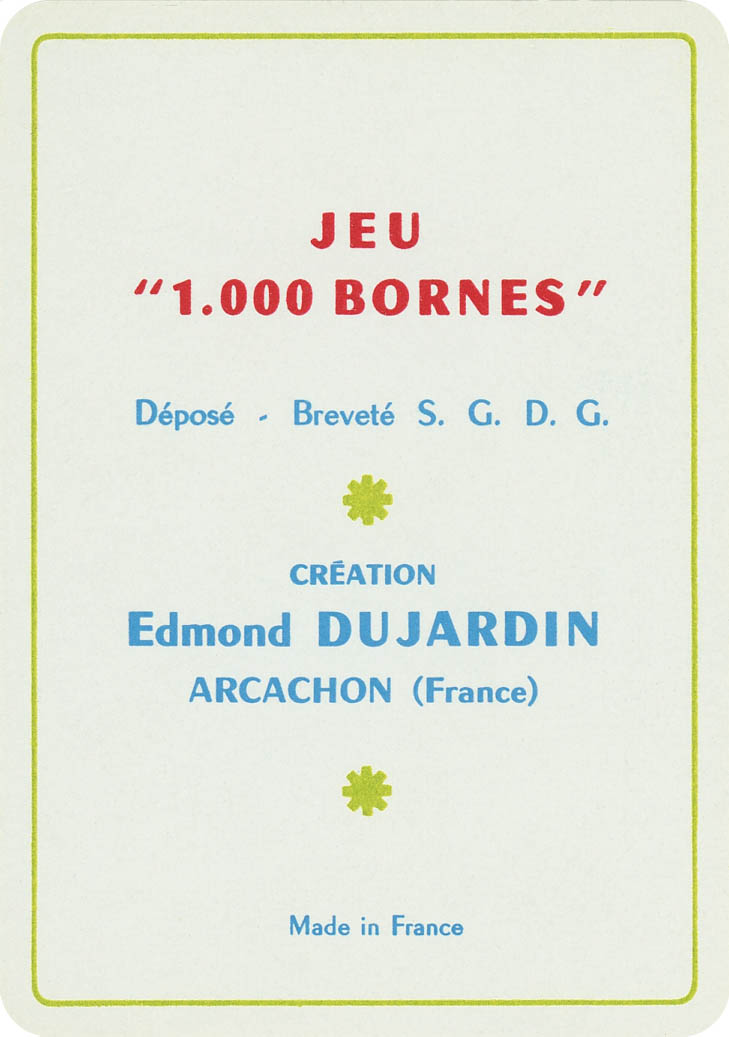 Jeu classique Dujardin Mille Bornes Luxe