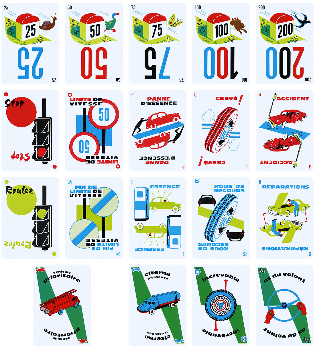 Mille Bornes, Board Game