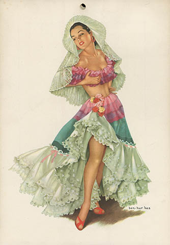 1948 Esquire calendar, click for larger image