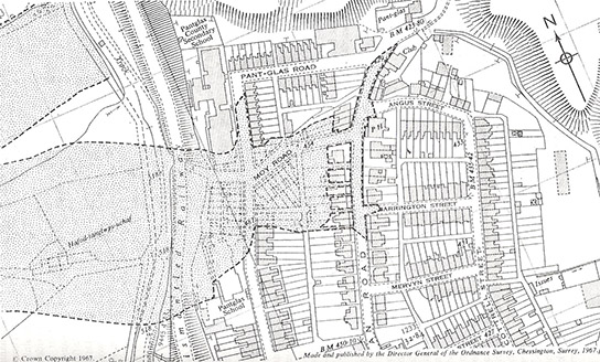 Aberfan map, click for larger image