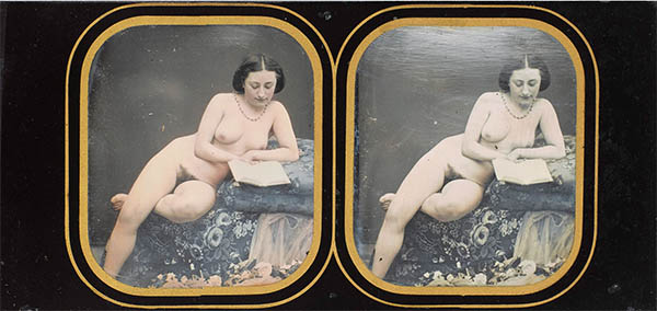 Anonymous stereo dagurreotype, click for larger image