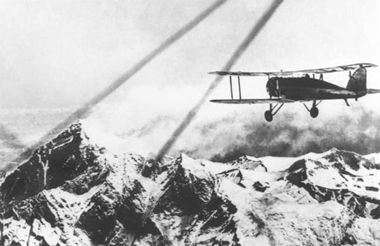 Everest 1933 flight, click for larger image