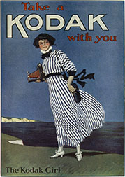 Kodak Girl, 1911, click for larger image