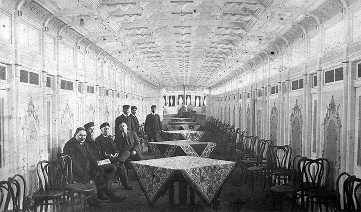 Main cabin of the Virginia,, click for larger image