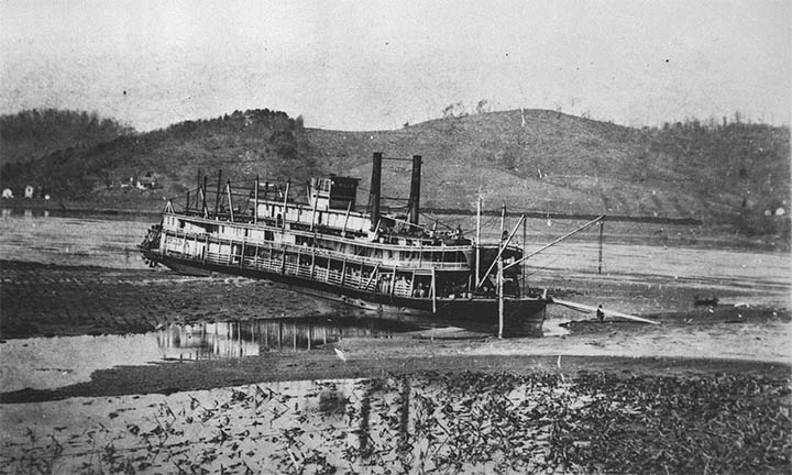 The Virginia in a wet cornfield, click for larger image