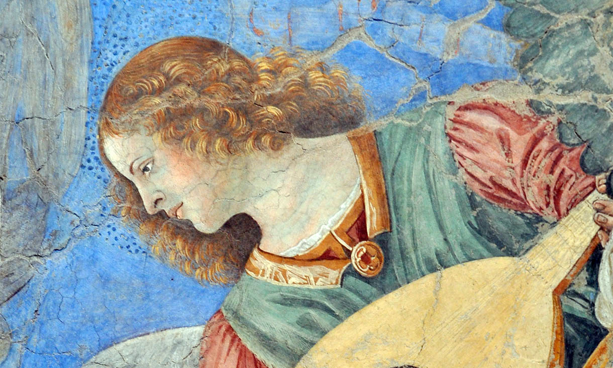 Melozzo da Forlì, Angeli musicanti. Refresh page for more