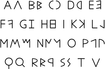 Archaic Latin alphabet