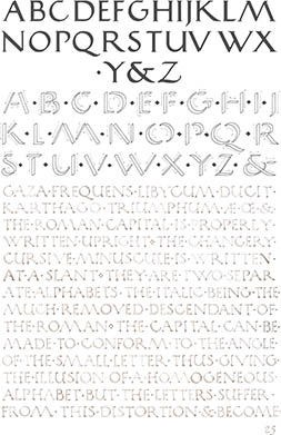 Introduction to Calligraphy, click for larger image