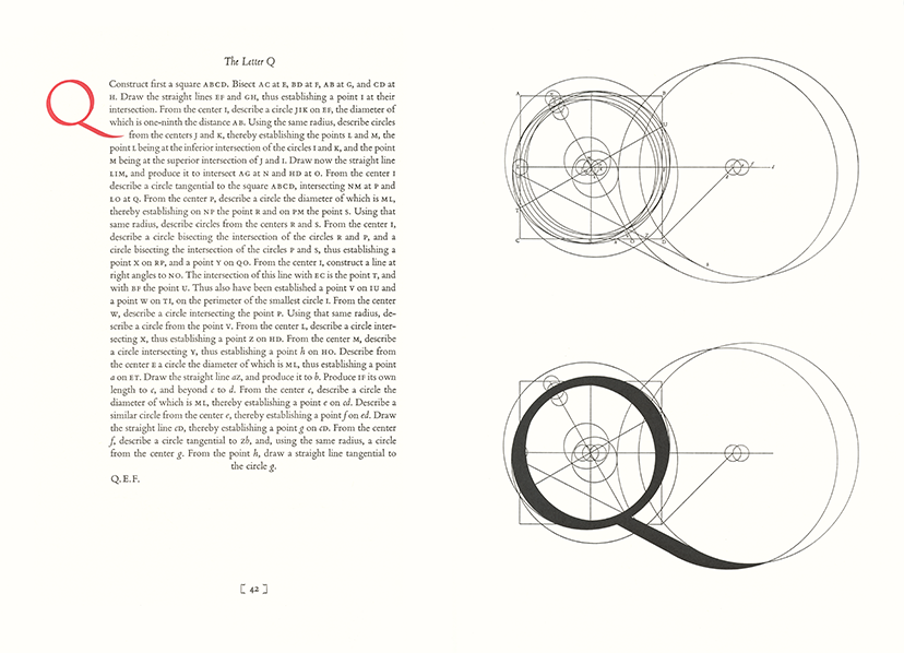 Q - A Constructed Roman Alphabet, click for larger image