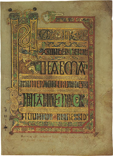 The Book of Kells, click for larger image