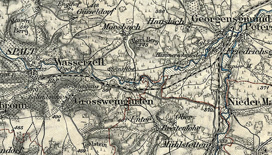 Spalt map, 1893, click for larger image
